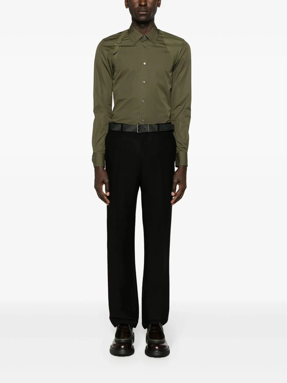 Military Green Cotton Shirt