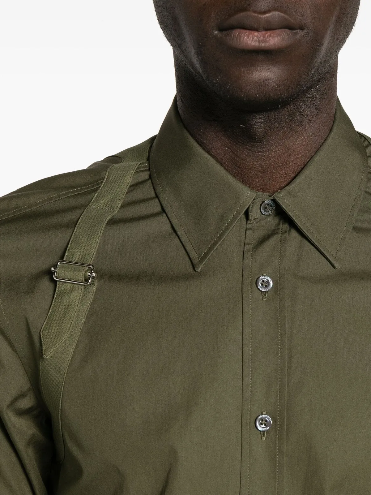 Military Green Cotton Shirt