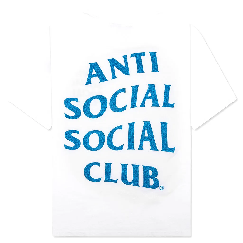 Mind Games Glitter Tee - White