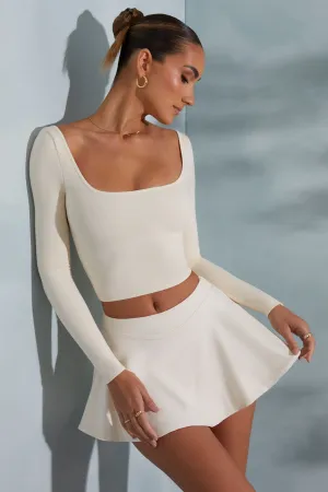 Mini Skort in Ivory