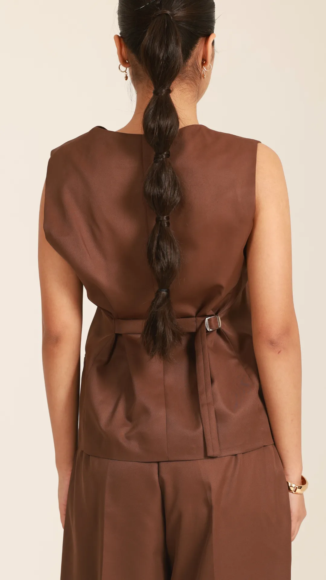 Mocha Mousse Waistcoat