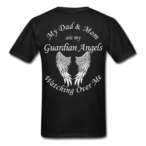 Mom and Dad Guardian Angels Gildan Ultra Cotton Adult T-Shirt