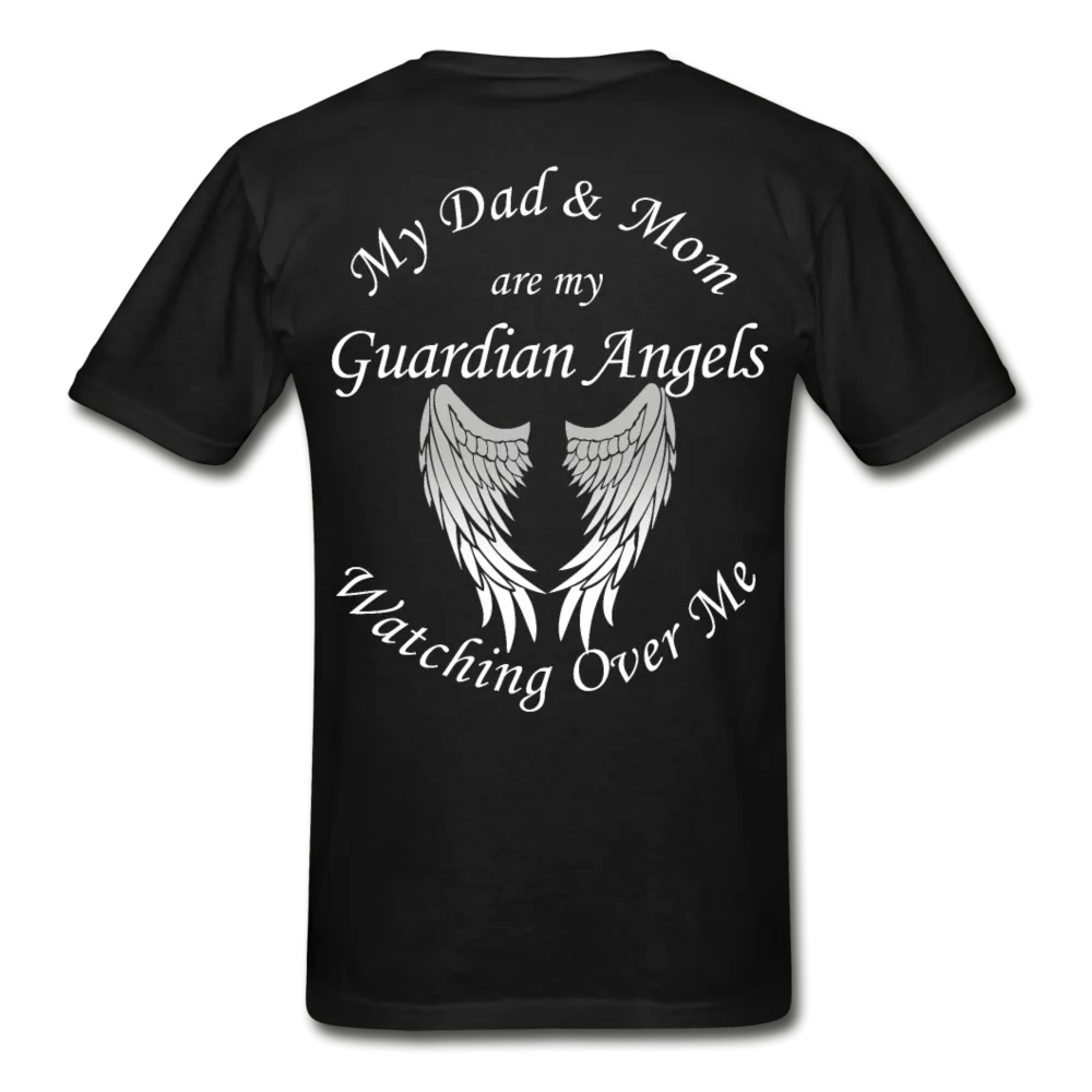 Mom and Dad Guardian Angels Gildan Ultra Cotton Adult T-Shirt