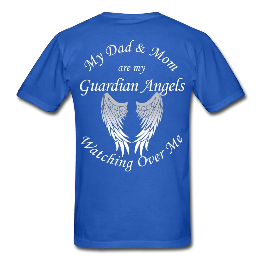 Mom and Dad Guardian Angels Gildan Ultra Cotton Adult T-Shirt