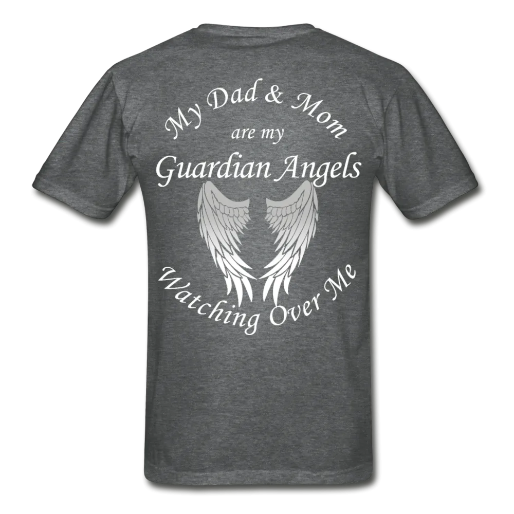 Mom and Dad Guardian Angels Gildan Ultra Cotton Adult T-Shirt