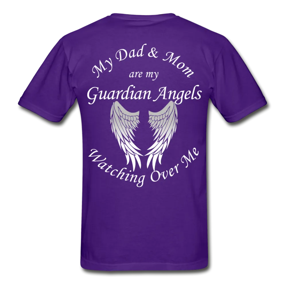 Mom and Dad Guardian Angels Gildan Ultra Cotton Adult T-Shirt