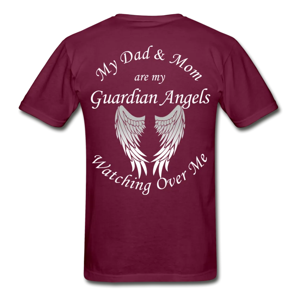 Mom and Dad Guardian Angels Gildan Ultra Cotton Adult T-Shirt
