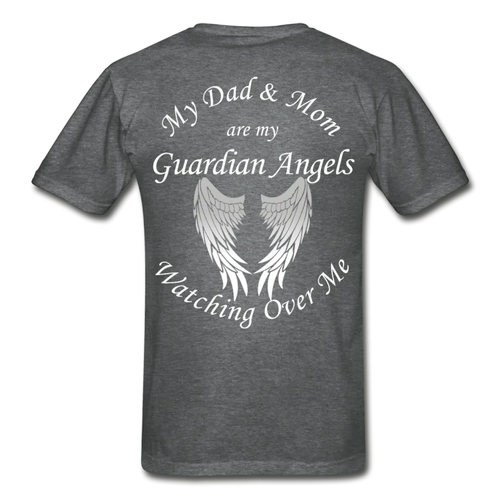 Mom and Dad Guardian Angels Gildan Ultra Cotton Adult T-Shirt