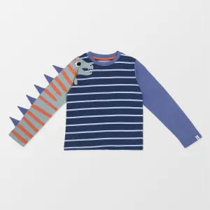 Multicoloured Stripe Print Top