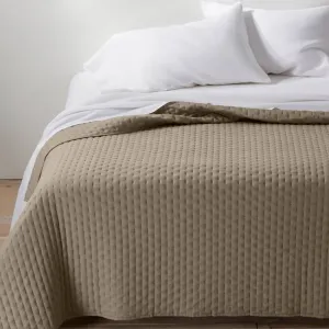 New Cashmere Blend Quilt - Casaluna in Dark Sand! Quilt only! KING! Retails $169 