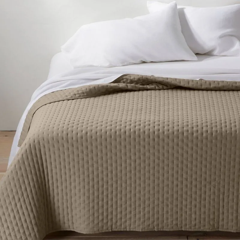 New Cashmere Blend Quilt - Casaluna in Dark Sand! Quilt only! KING! Retails $169 
