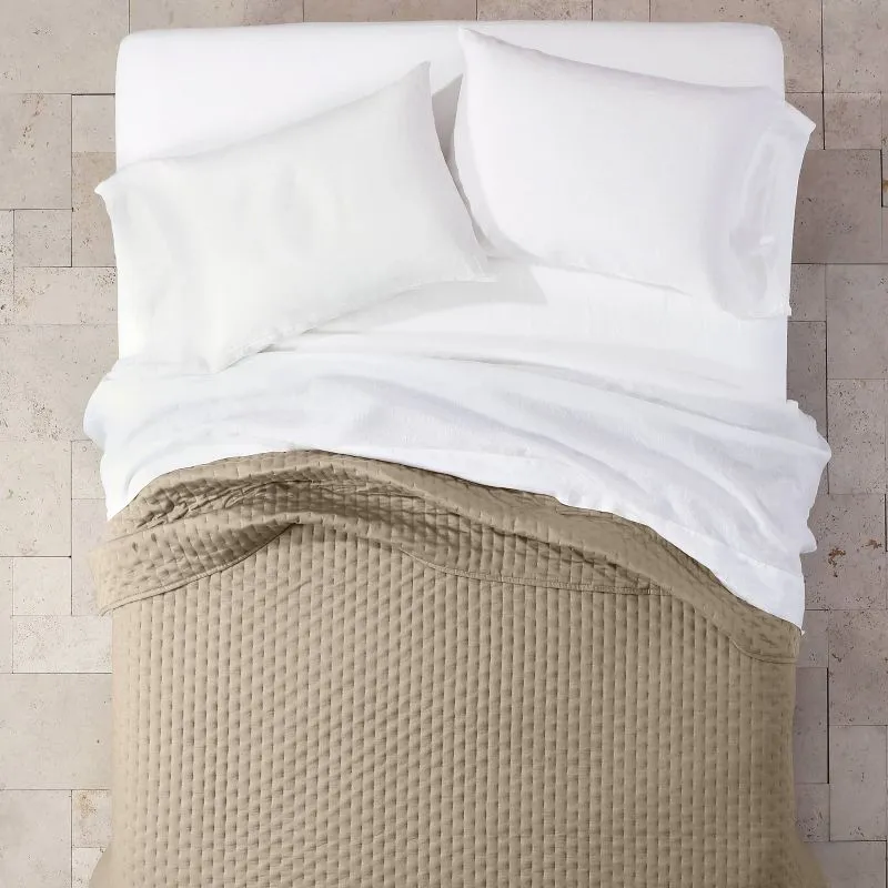 New Cashmere Blend Quilt - Casaluna in Dark Sand! Quilt only! KING! Retails $169 