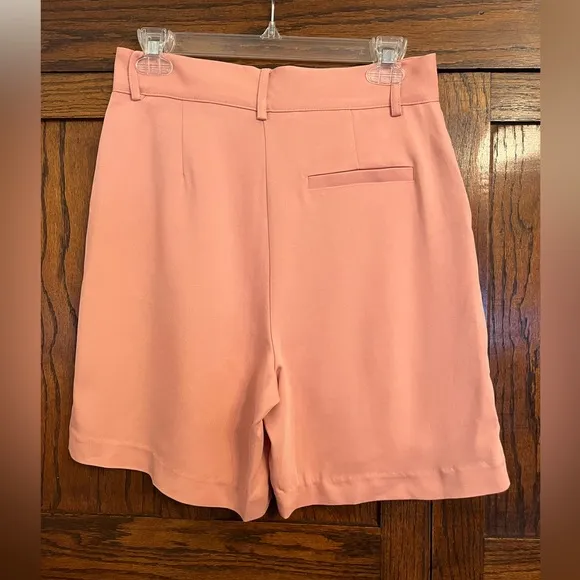 NEW Revolve LITA by Ciara Pink High Rise 6” Trouser Shorts, 6