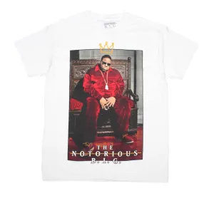 Notorious B.I.G. Biggie Crown Throne White T-Shirt