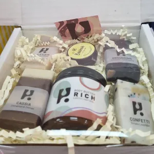 Och Vegan Cosmetics - Mini Soap, Body Butter & Lip Balm Gift Box