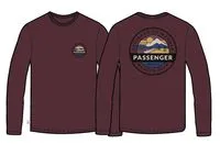 Odyssey Recycled Cotton LS T-Shirt - Wine Marl