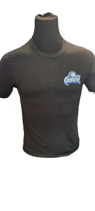 OKC Comets Duel Bats Astro Black Backer Tee