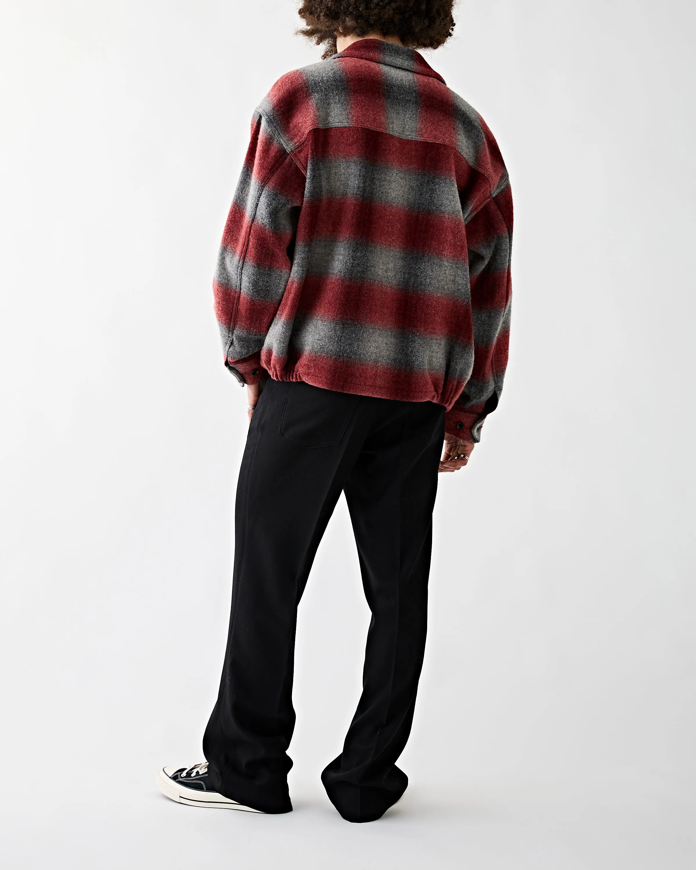 Ombre Check 50's Jacket (Type-1) Red