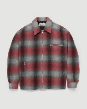 Ombre Check 50's Jacket (Type-1) Red