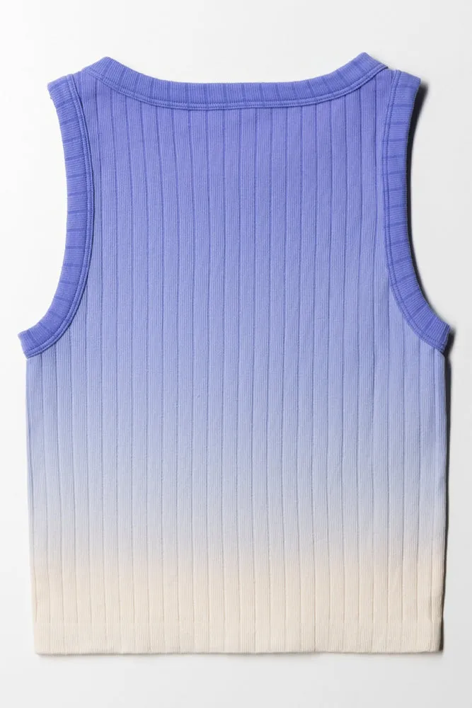 Ombre Seamless Vest Purple