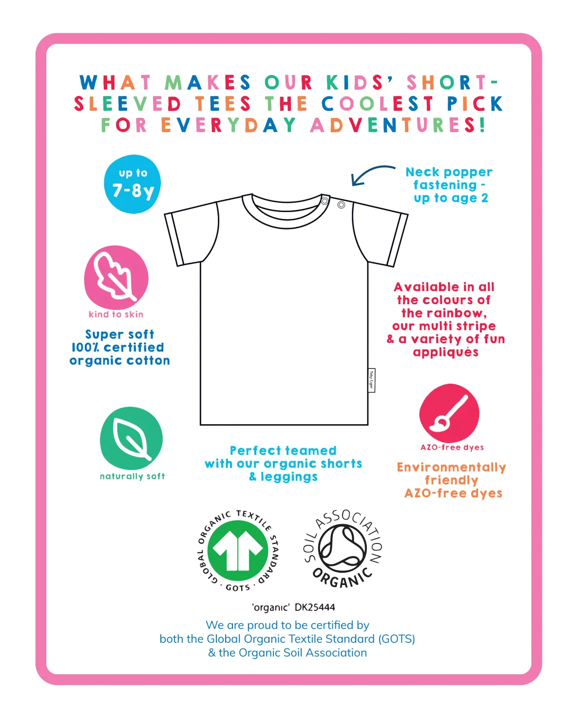 Organic Boat Print T-Shirt