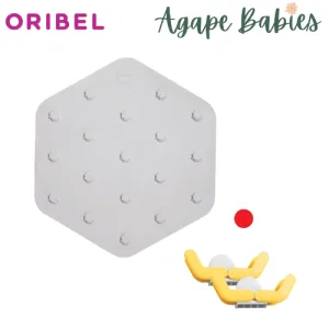 Oribel Vertiplay STEM Marble Run Wall Toy Part - 1 Base Board   1 Wooden Ball   End Connectors