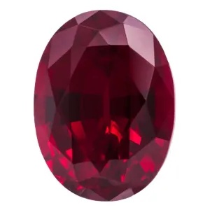 Oval Chatham Lab-Grown Ruby Gems