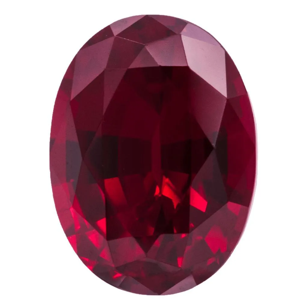 Oval Chatham Lab-Grown Ruby Gems