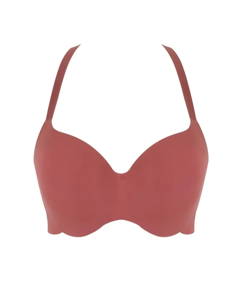 Panache 365 Underwired T-Shirt Bra - Lipstick