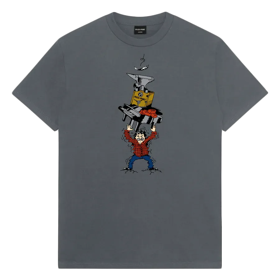 Passport Weighed Down T-Shirt 'Tar'