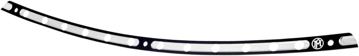 Performance Machine 0209-2015HST-BM Hole Shot Windscreen Trim - Contrast Cut