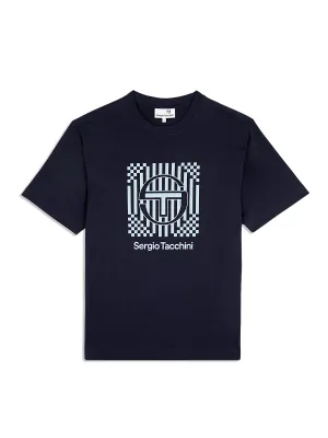 Piastrella T-Shirt- Maritime Blue