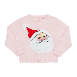 Pink Chicken Baby Girls Maude Sweater - Pink Santa