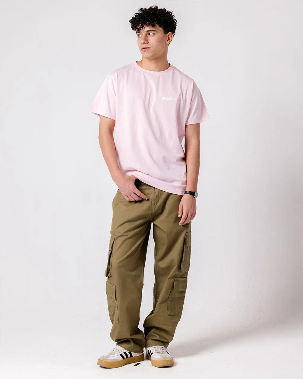 Pink IYS Printed Regular Tee