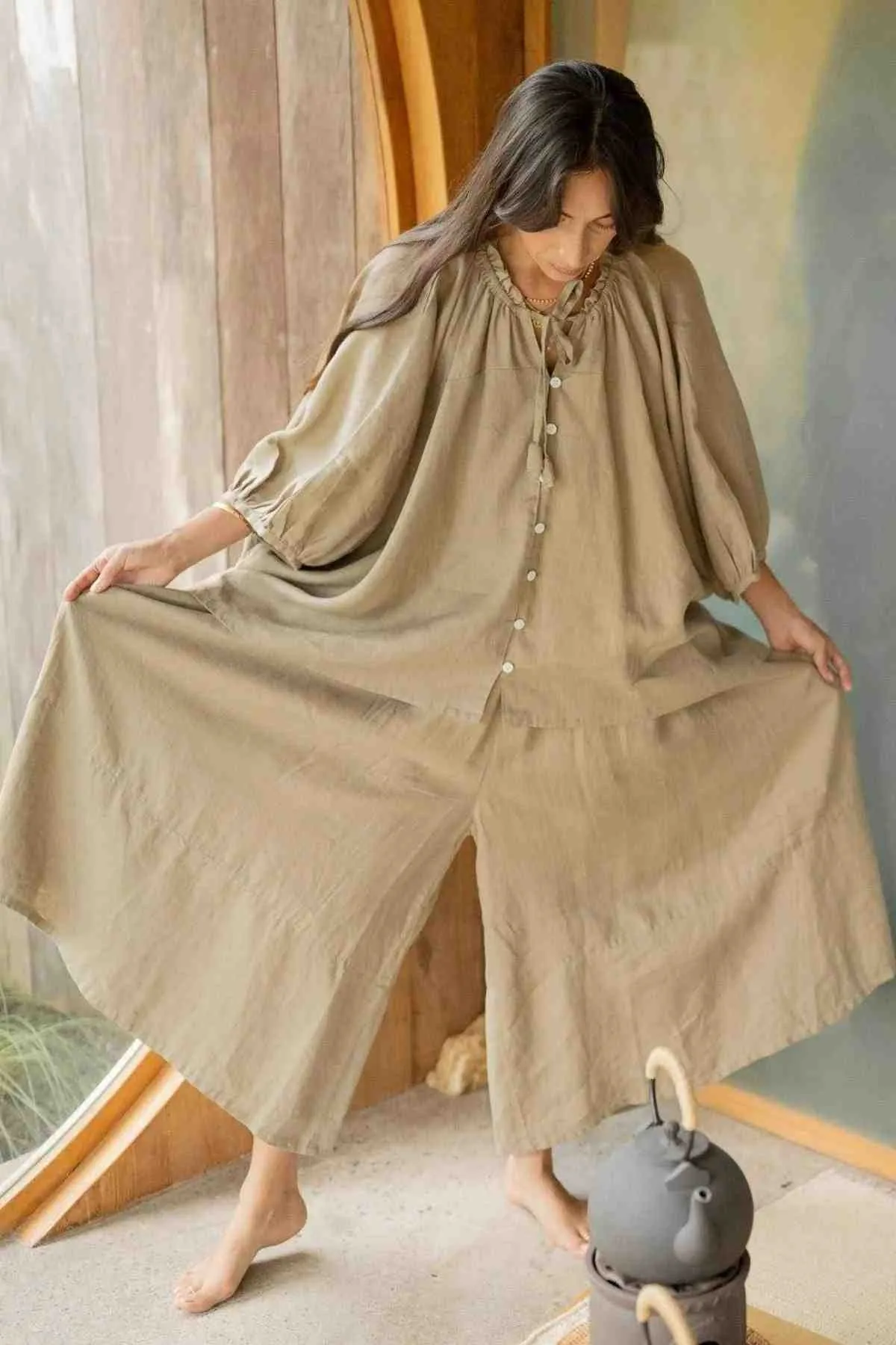 Playa Top & Pantalon Anco Set (Made to Order)
