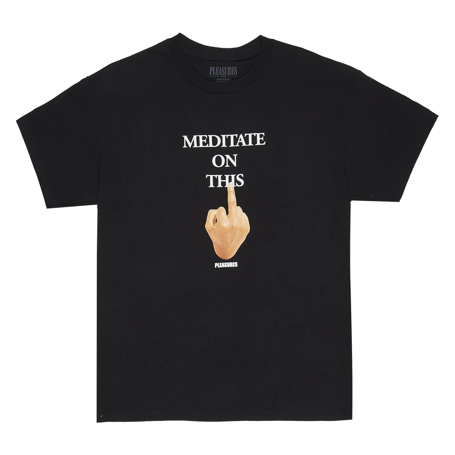 Pleasures Message T-Shirt 'Black'