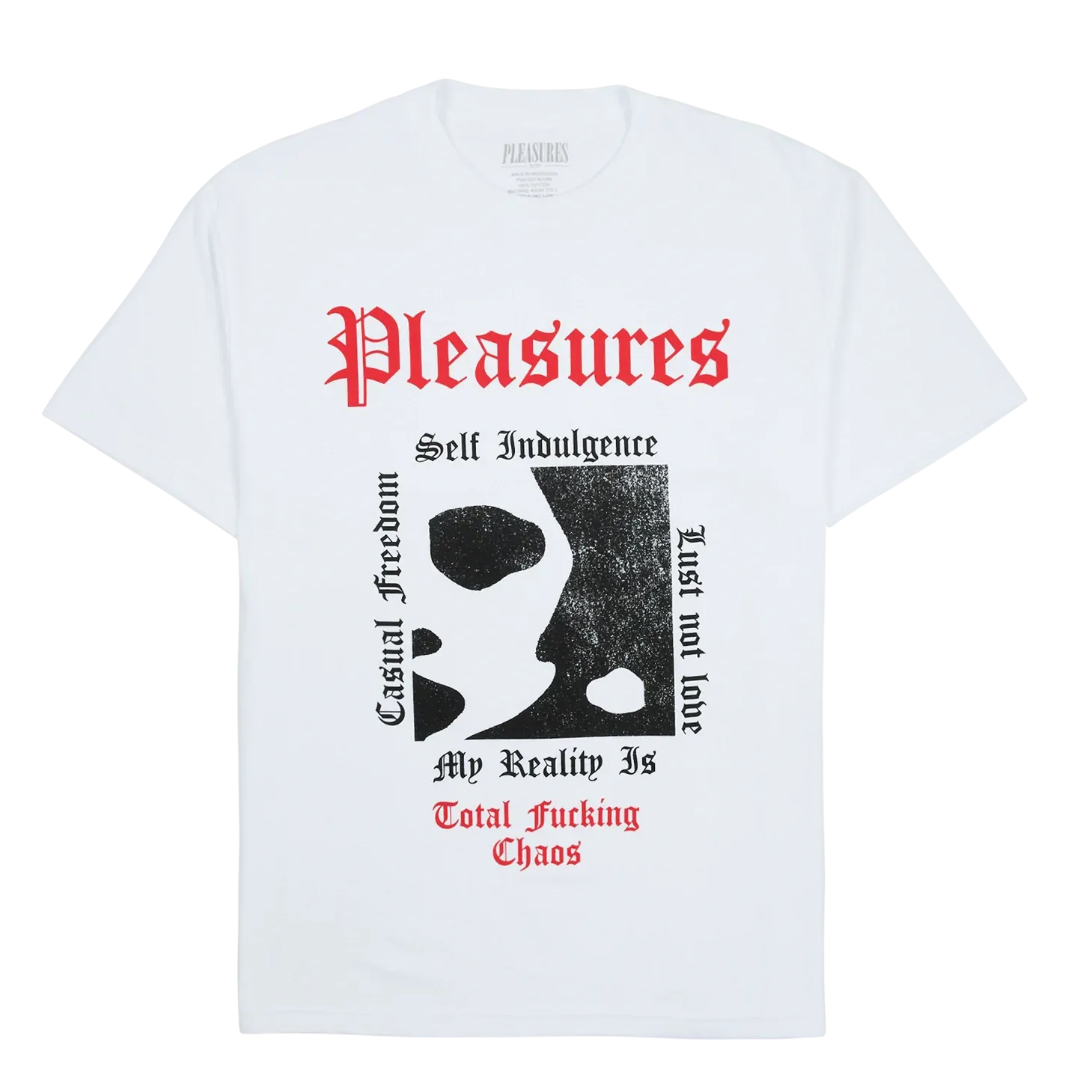 Pleasures Reality T-Shirt 'White'