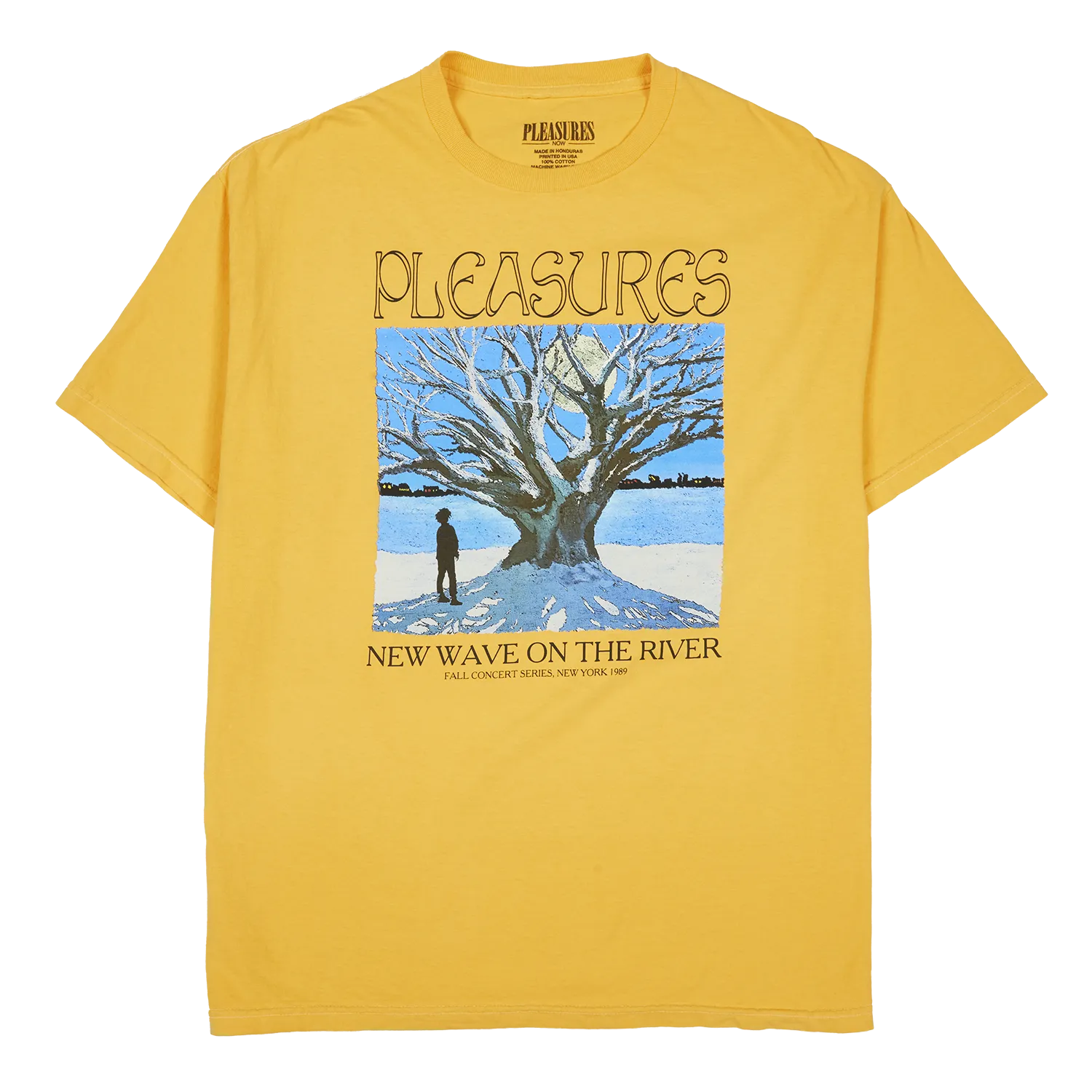 Pleasures River Pigment Dye T-Shirt 'Squash'