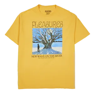 Pleasures River Pigment Dye T-Shirt 'Squash'