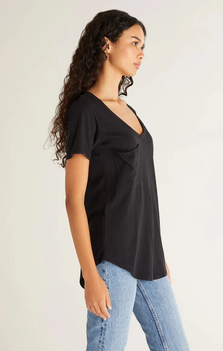 Pocket Tee Jet Black