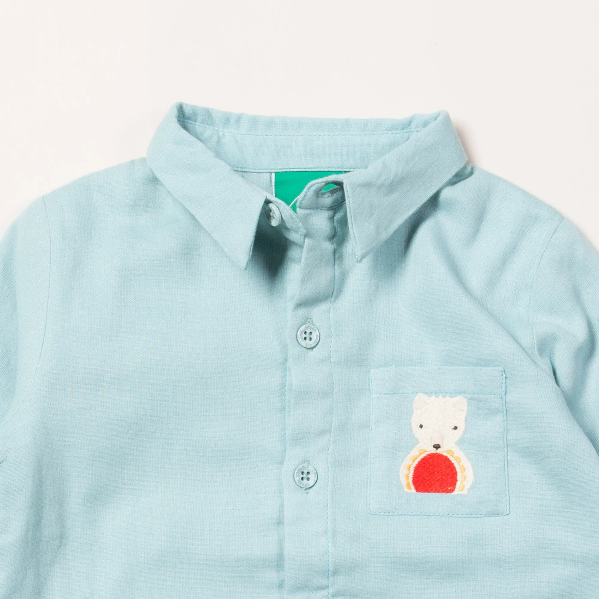 Polar Bear Embroidered Shirt