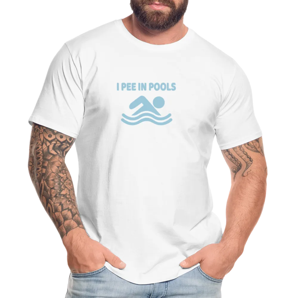 Poolside Confessions: Humorously Honest Swim Tee Premium Organic T-Shirt