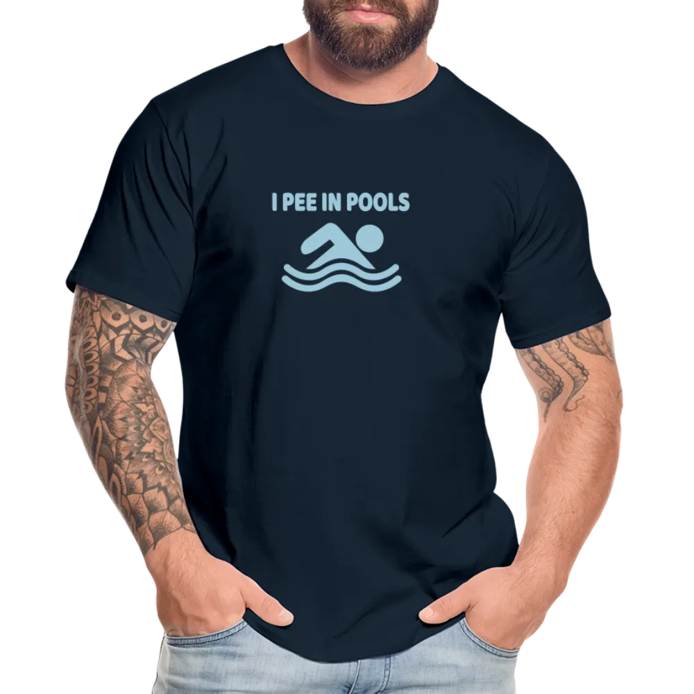 Poolside Confessions: Humorously Honest Swim Tee Premium Organic T-Shirt