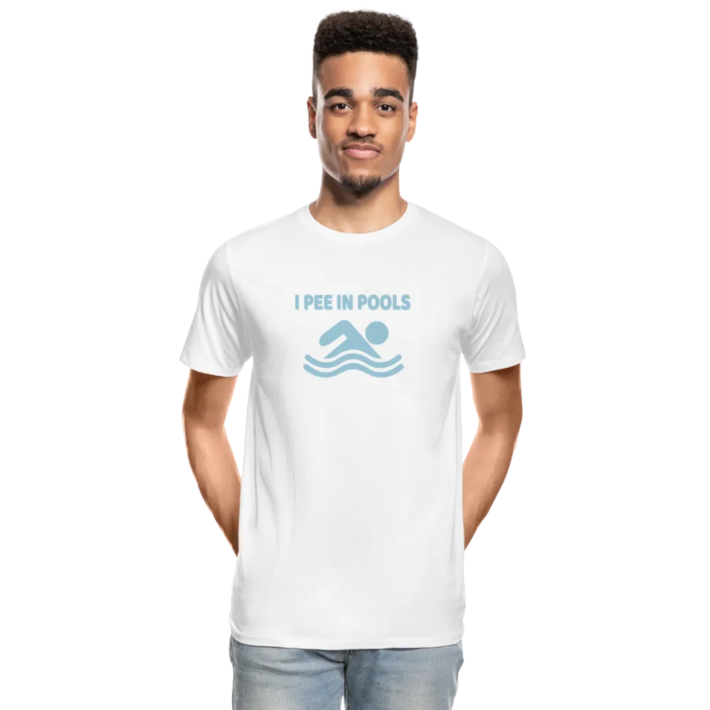 Poolside Confessions: Humorously Honest Swim Tee Premium Organic T-Shirt