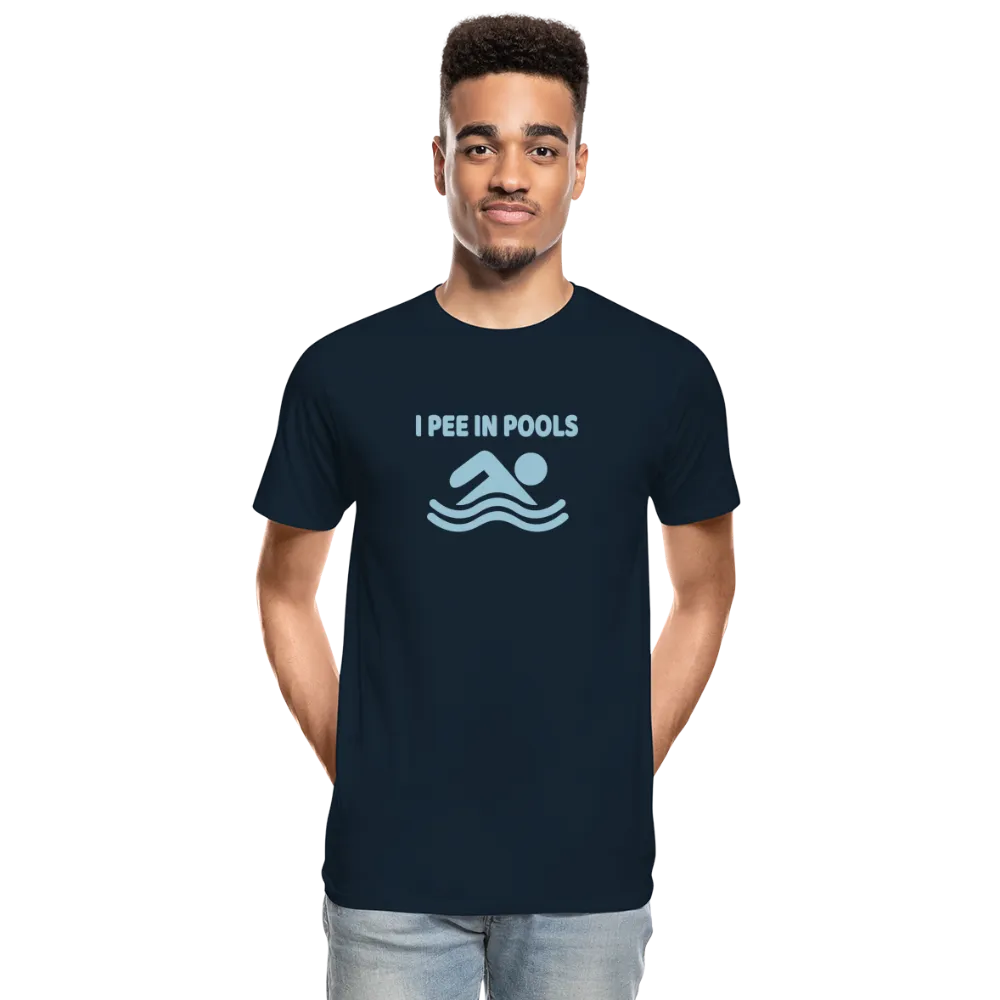 Poolside Confessions: Humorously Honest Swim Tee Premium Organic T-Shirt