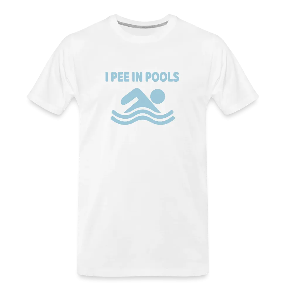 Poolside Confessions: Humorously Honest Swim Tee Premium Organic T-Shirt