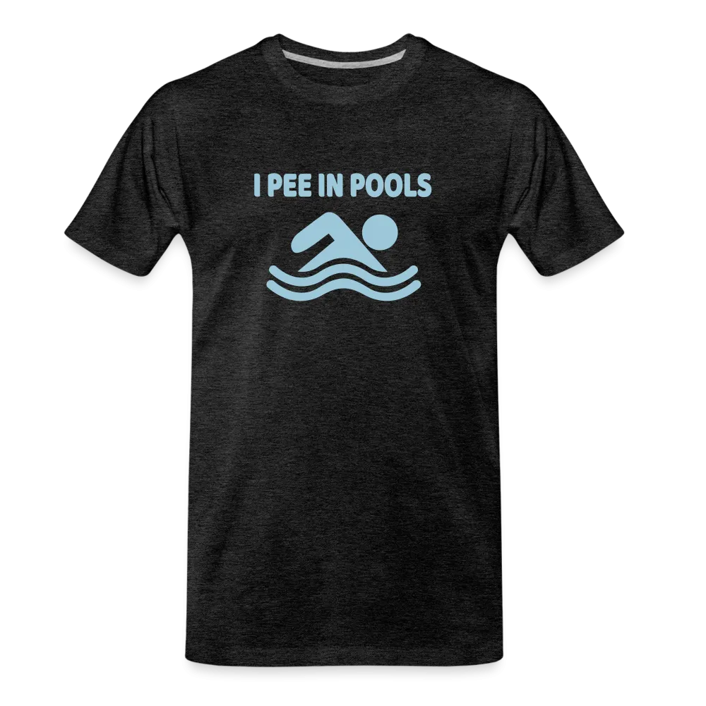 Poolside Confessions: Humorously Honest Swim Tee Premium Organic T-Shirt