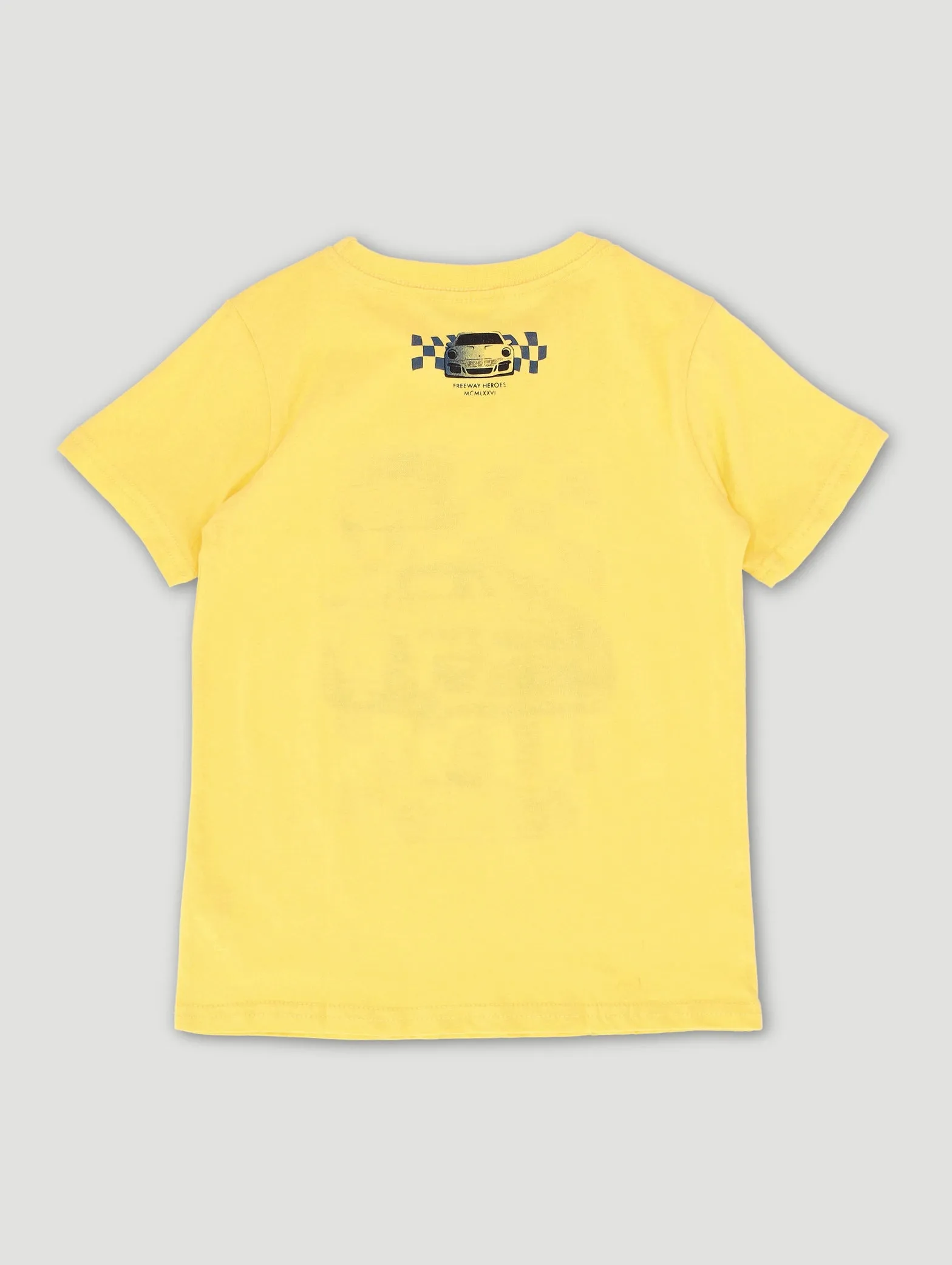 Pre-Boys Cool Cars Tee - Yellow