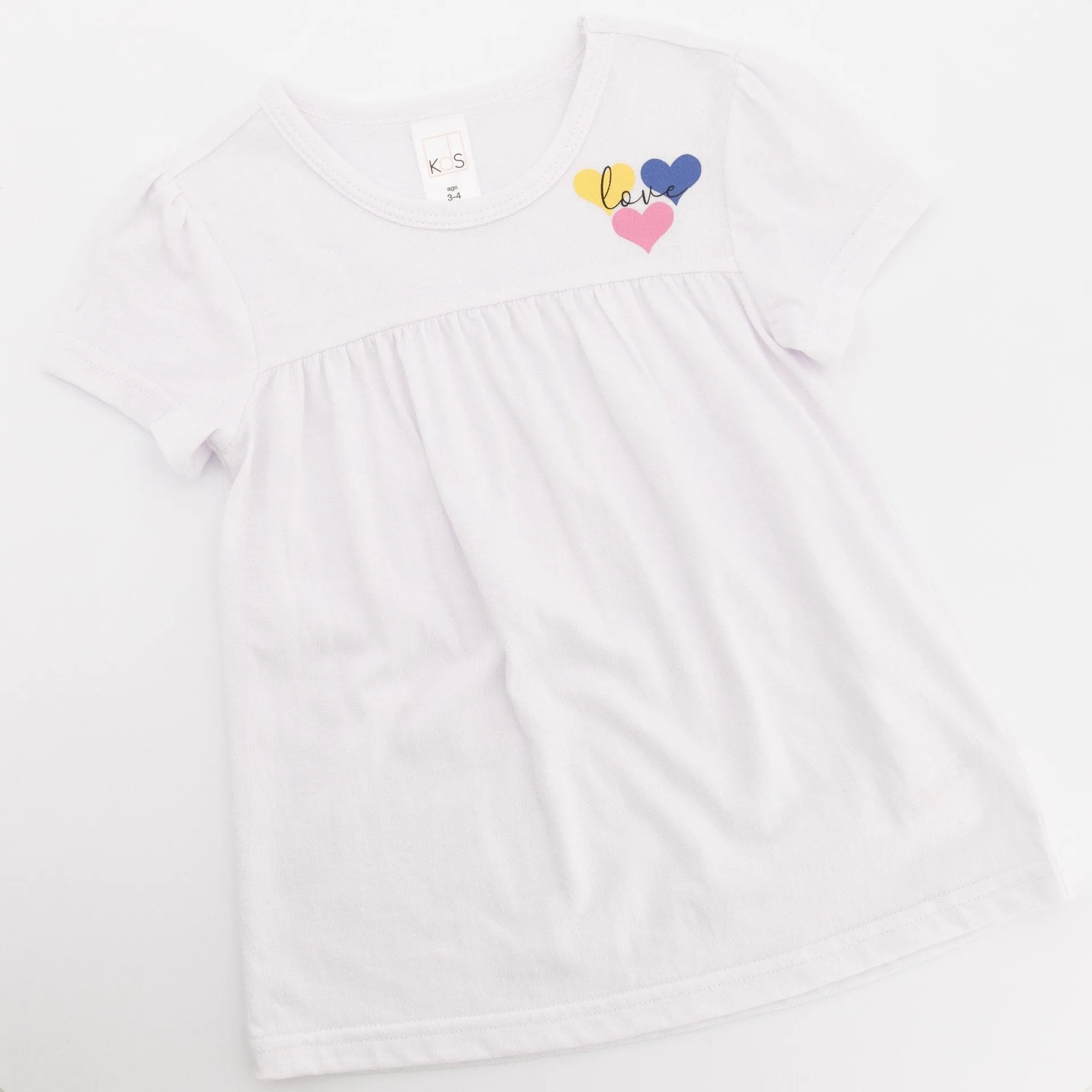 Pre-Girls 2 Pack Heart Tee