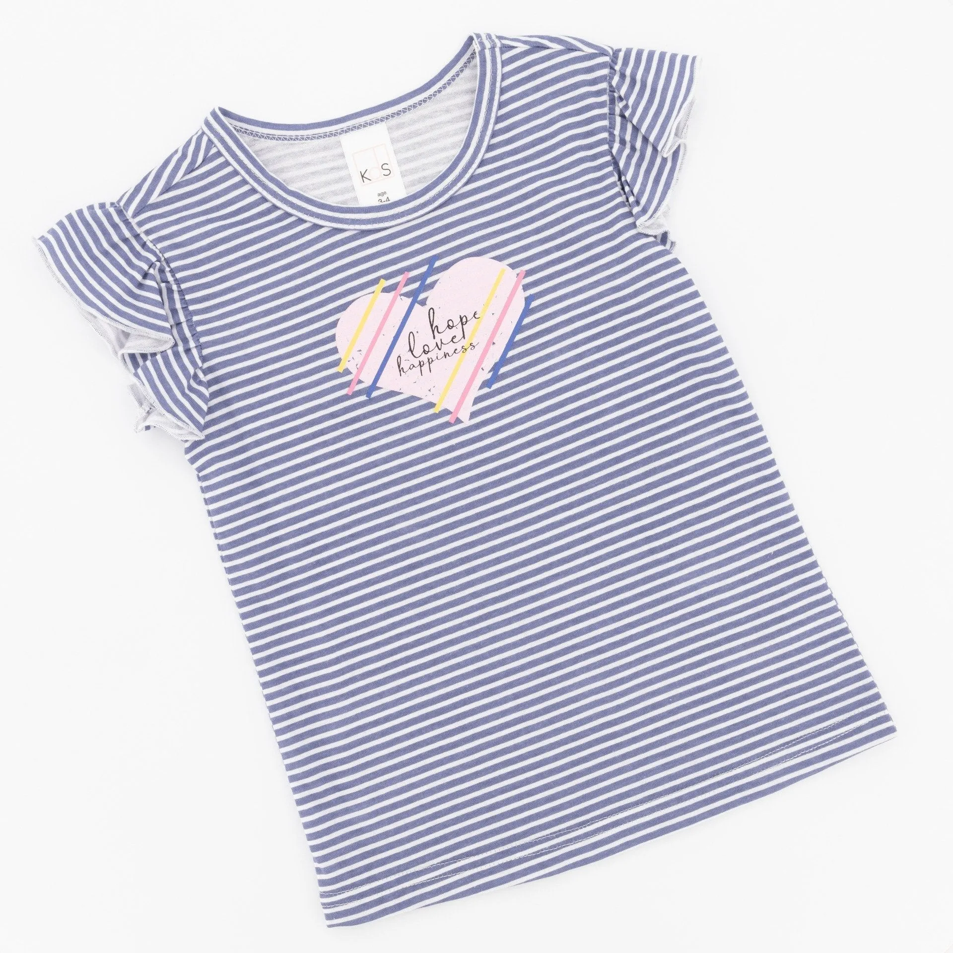 Pre-Girls 2 Pack Heart Tee